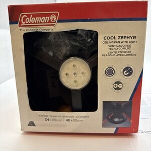 Coleman Cool Zephyr  Fan - Adjustable 2-Speed Portable Battery-Powered Tested